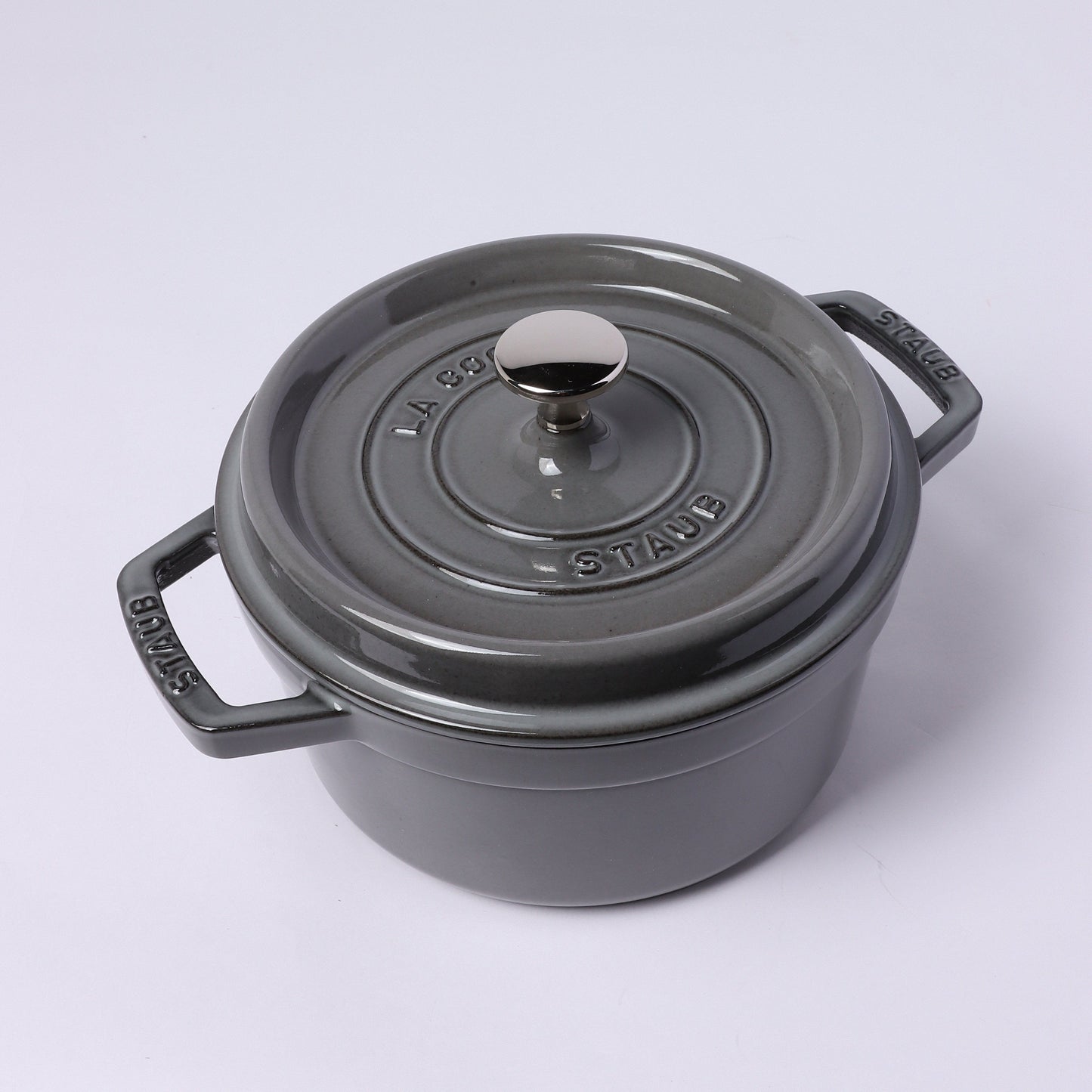 ピコ・ココット ラウンド 20cm グレー