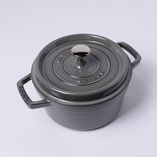 ピコ・ココット ラウンド 20cm グレー