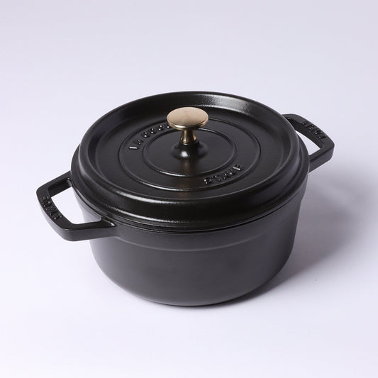 ピコ・ココット ラウンド 22cm ブラック