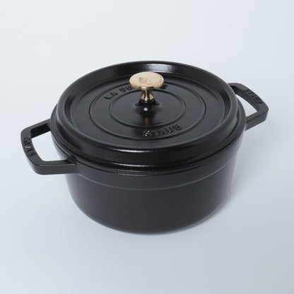 ピコ・ココット ラウンド 22cm ブラック