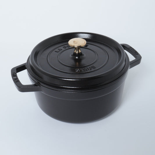 ピコ・ココット ラウンド 22cm ブラック