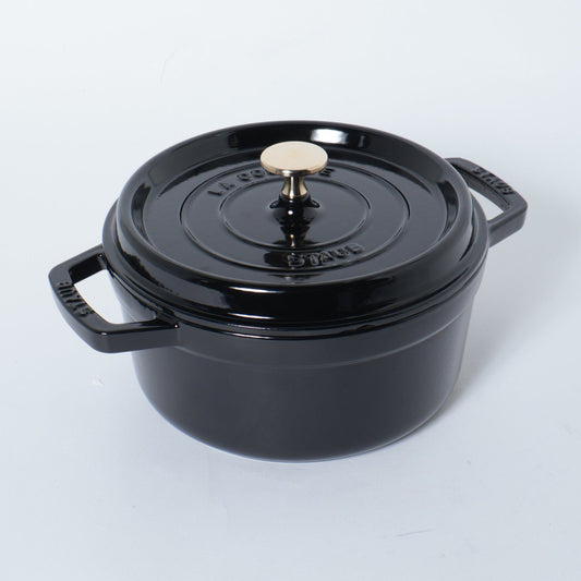 ピコ・ココット ラウンド 22cm シャイニーブラック