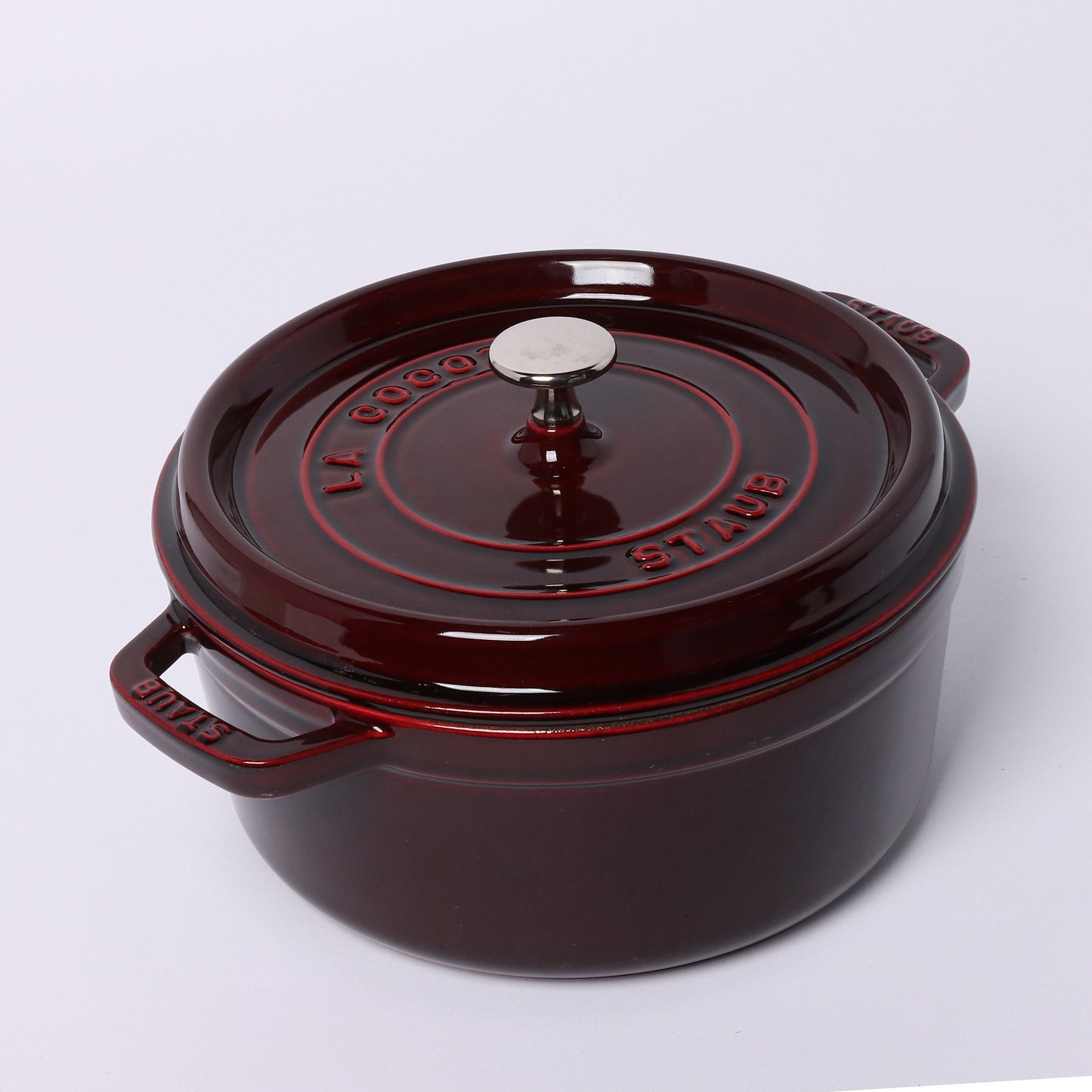 ピコ・ココット ラウンド 24cm ボルドー