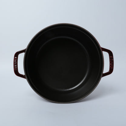 ピコ・ココット ラウンド 24cm ボルドー