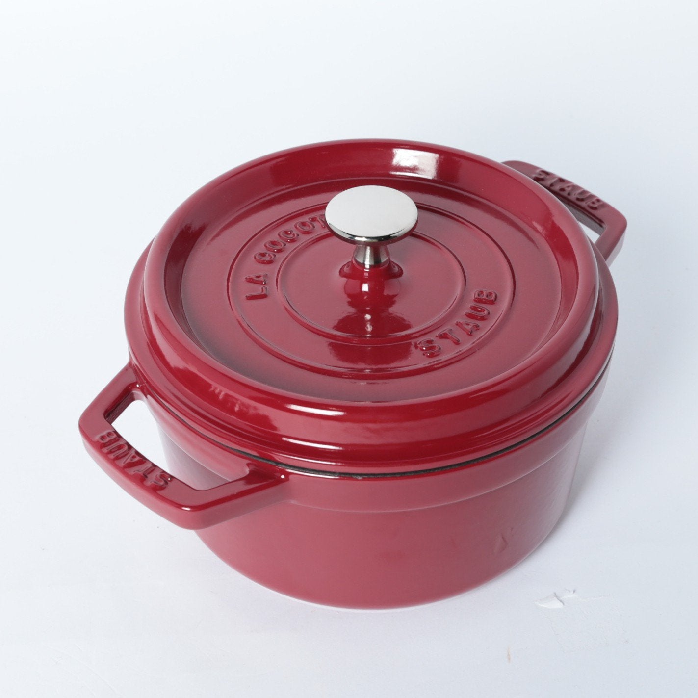 ピコ・ココット ラウンド 20cm ボルドー