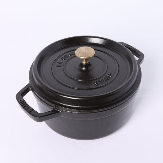 ピコ・ココット ラウンド 22cm ブラック