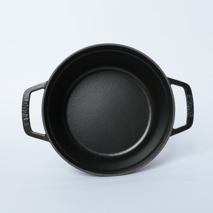 ピコ・ココット ラウンド 22cm ブラック