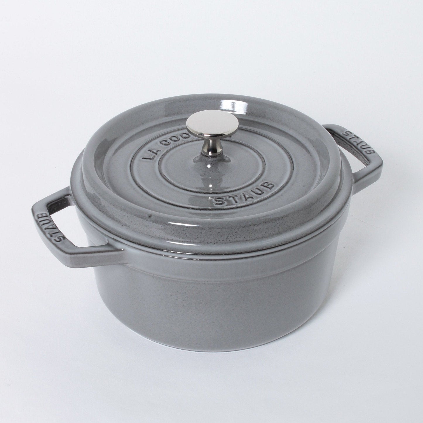 ピコ・ココット ラウンド 20cm グレー