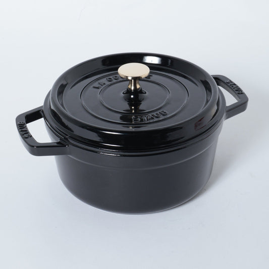 ピコ・ココット ラウンド 22cm シャイニーブラック