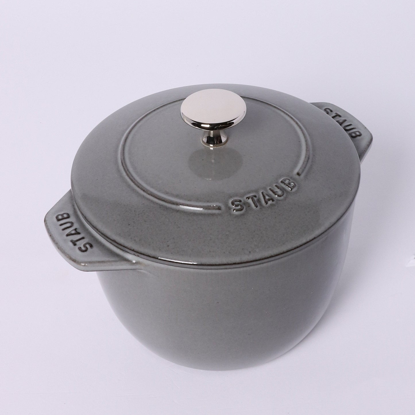 ラ・ココット de GOHAN 16cm グレー