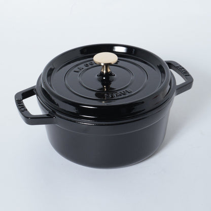 ピコ・ココット ラウンド 22cm シャイニーブラック