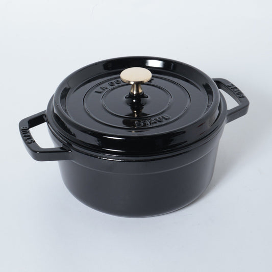 ピコ・ココット ラウンド 22cm シャイニーブラック