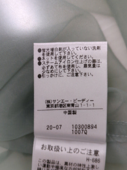 オーガンジーシースルーシャツ