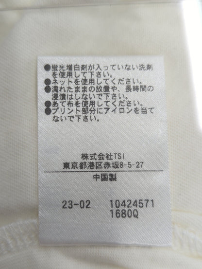 ロゴプリントリンガーTシャツ
