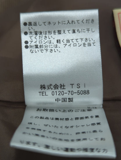 ツイードセミワイドタックパンツ(セットアップ可)