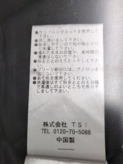 ハーフミラノニットプリーツドッキングワンピース ノースリーブ