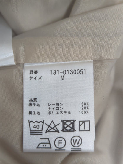 《Sシリーズ対応商品》麻調合繊タックワイドストレートパンツ