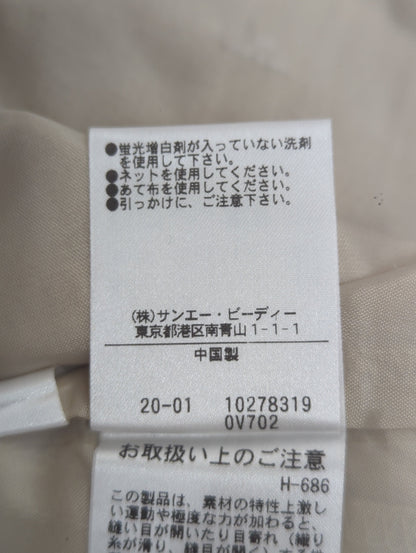 《Sシリーズ対応商品》麻調合繊タックワイドストレートパンツ