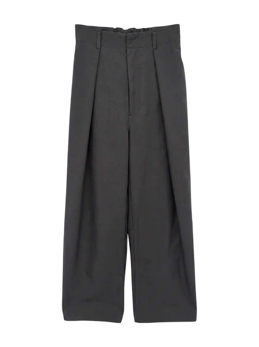 <セットアップ対応>タックセミワイドパンツ