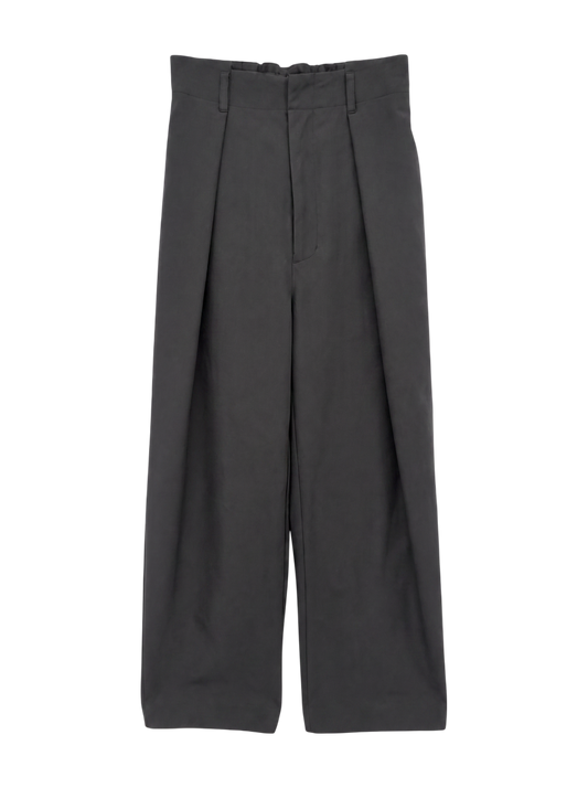 <セットアップ対応>タックセミワイドパンツ