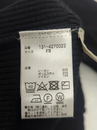 〈洗える〉マシンウォッシャブルUネックニット