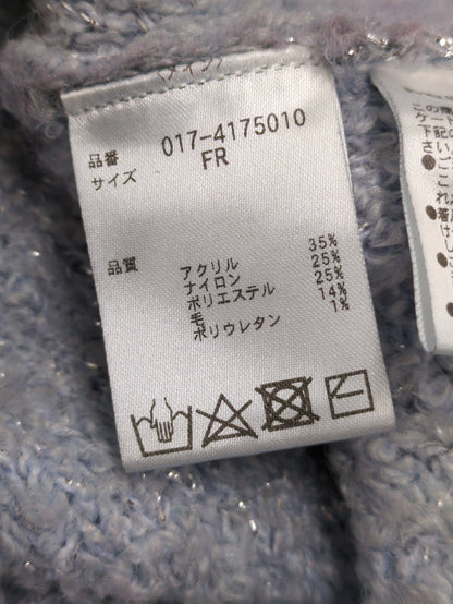 ラメブークレカーディガン
