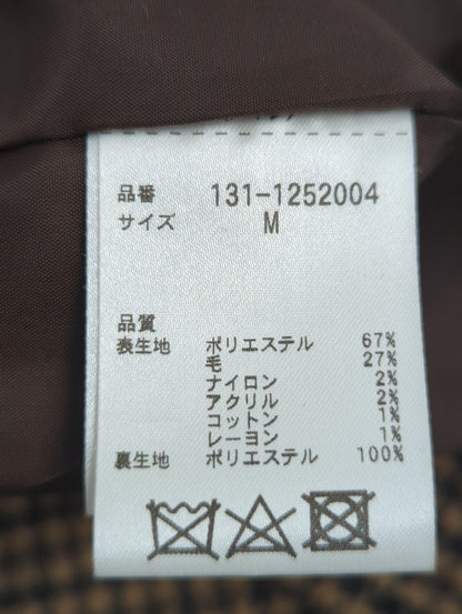 [Sシリーズ対応商品]ウール混ガンクラブステンカラーコート