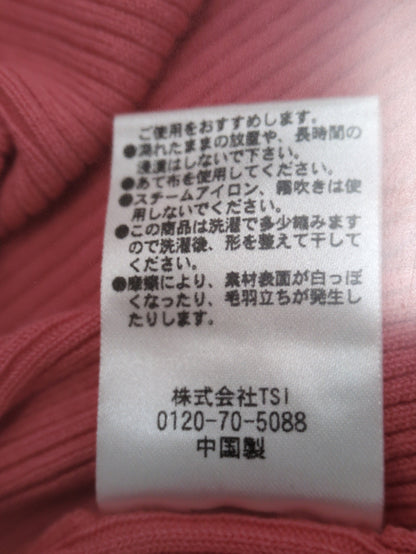 ウォッシャブルハイツイストボートネックリブニット