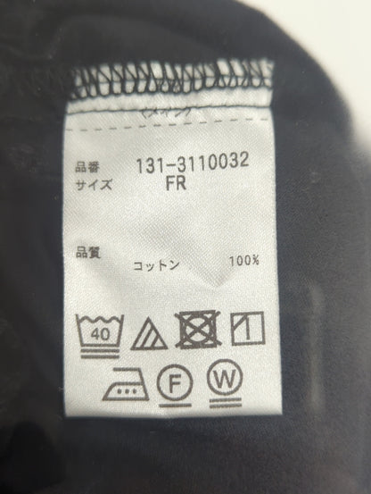 パフスリーブスクエアネックショート丈ブラウス