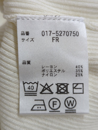 ツイストドレープニット