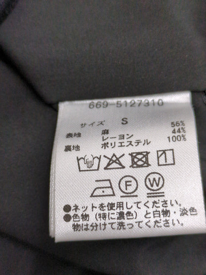 リネン混ラップパンツ(セットアップ可)
