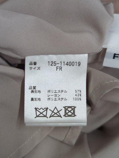 シャーリングシャツワンピース