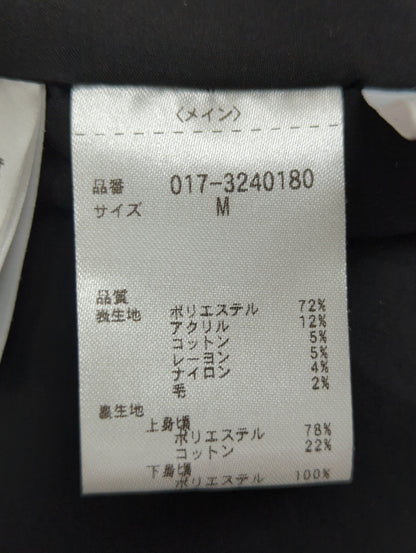 ツイードボリュームキャミワンピース