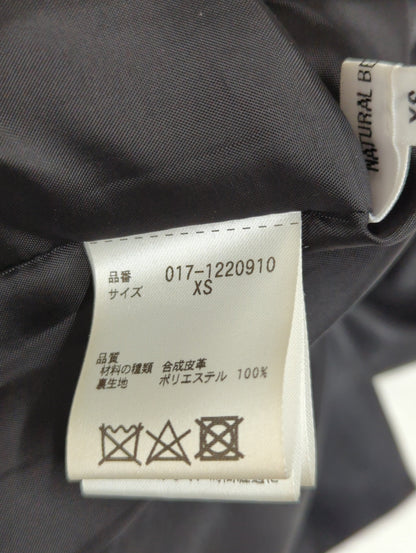 フェイクレザーストレートスカート
