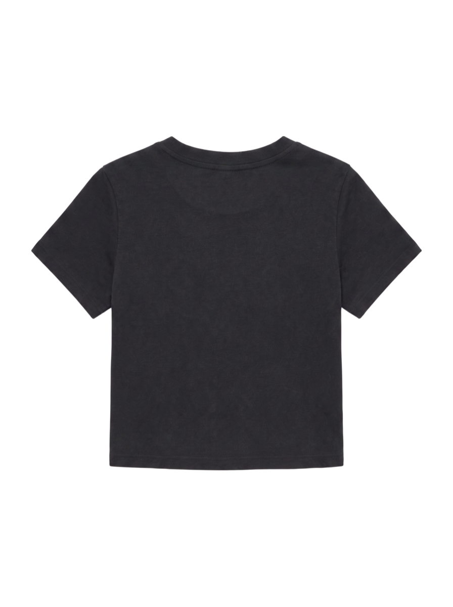 ショート丈ロゴTシャツ