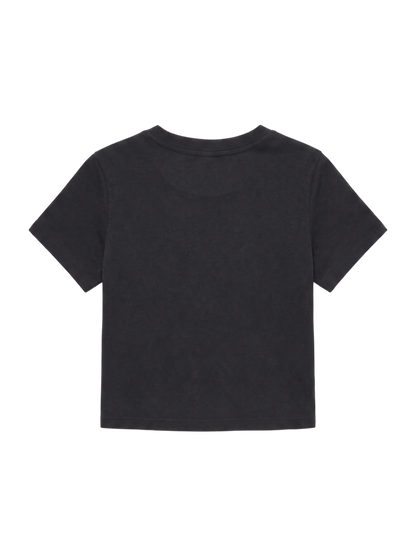 ショート丈ロゴTシャツ