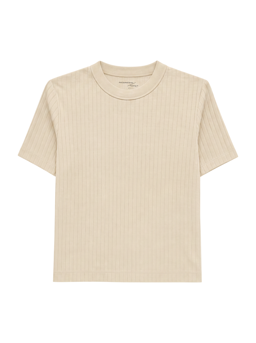 LB.03/Anti Soaked 汗染み防止 クルーネックリブTシャツ