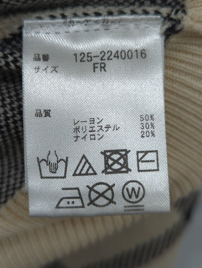 チェックジャガードニットセットアップ WEB限定カラー:モーヴピンク