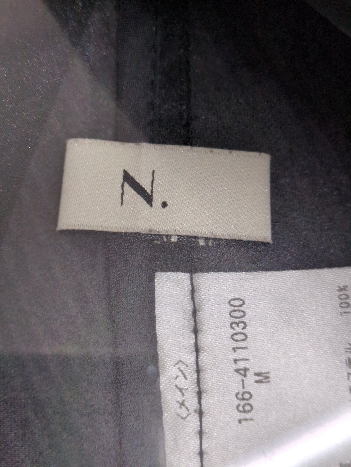 バンドカラースリットシアーシャツ