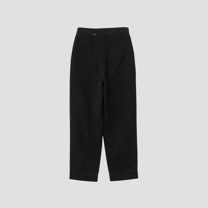 GARMENT DYE COTTON PLAINWEAVE TROUSERS