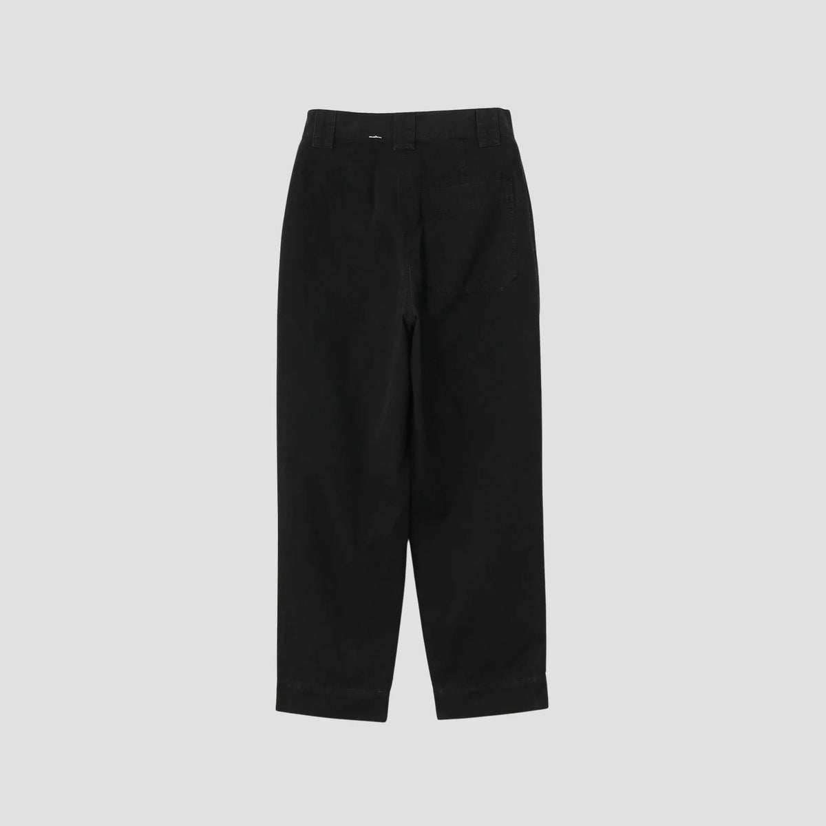 GARMENT DYE COTTON PLAINWEAVE TROUSERS