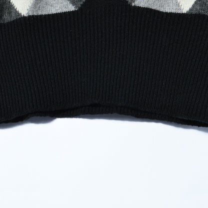 GRAPHIC ARGYLE KNIT