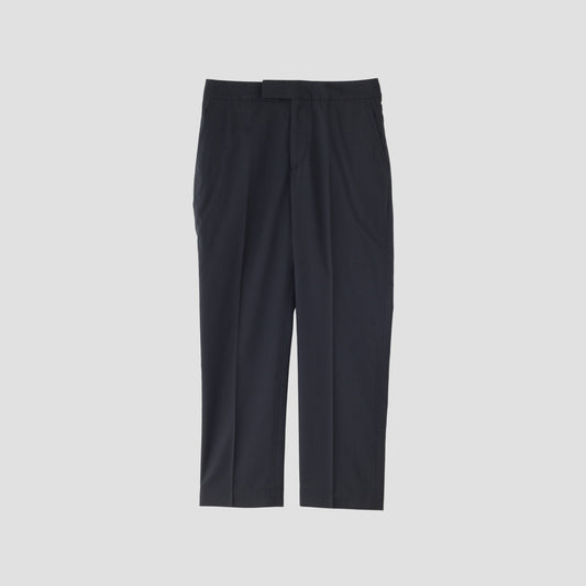 FINE WOOL POPLIN TROUSERS