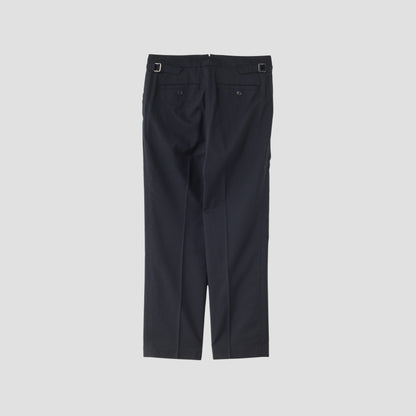 FINE WOOL POPLIN TROUSERS