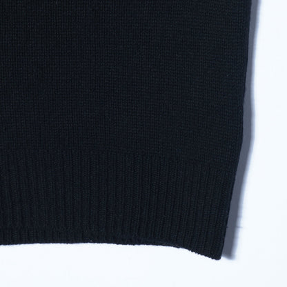 SHAWL COLLAR VEST KNIT