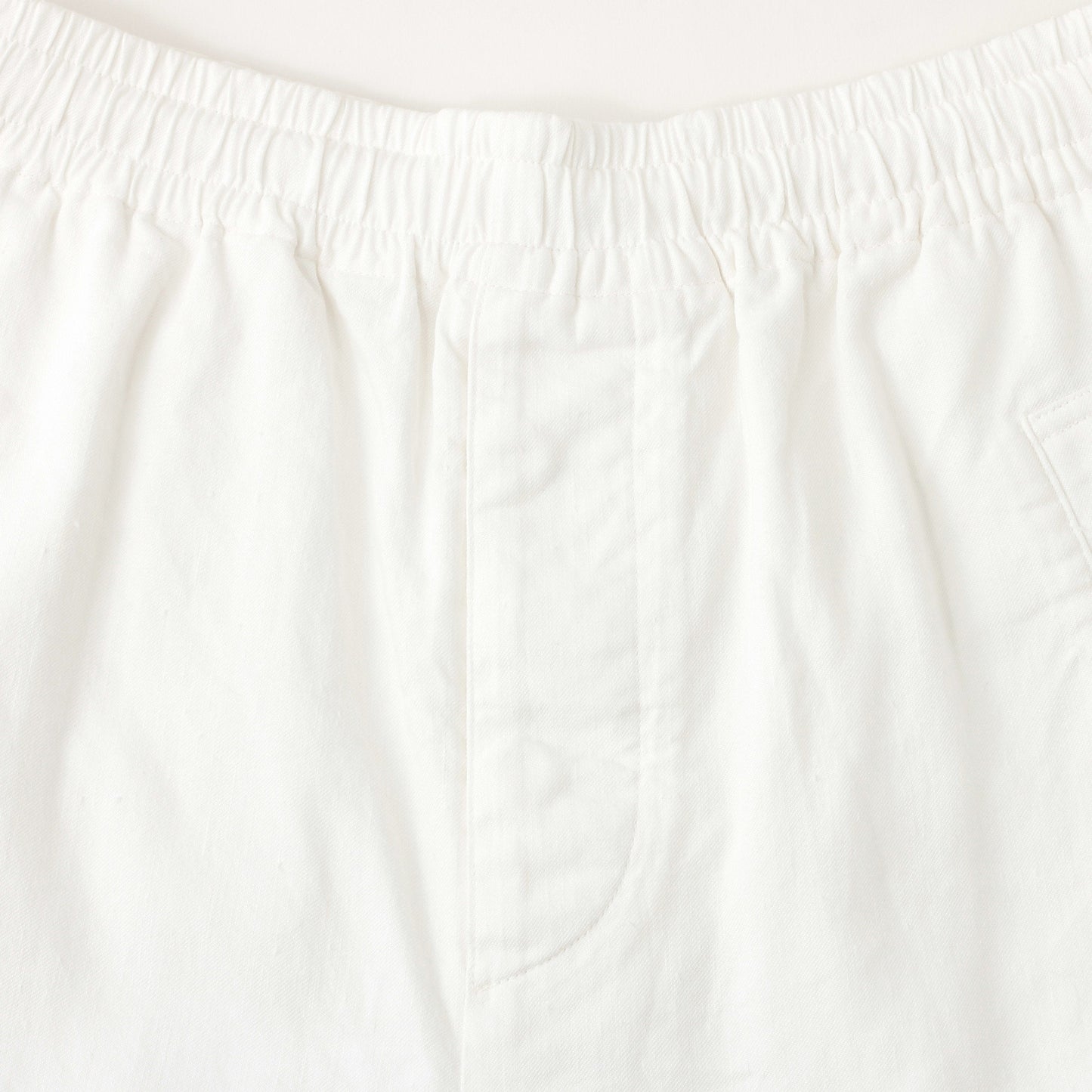 LINEN COTTON TWILL TROUSERS