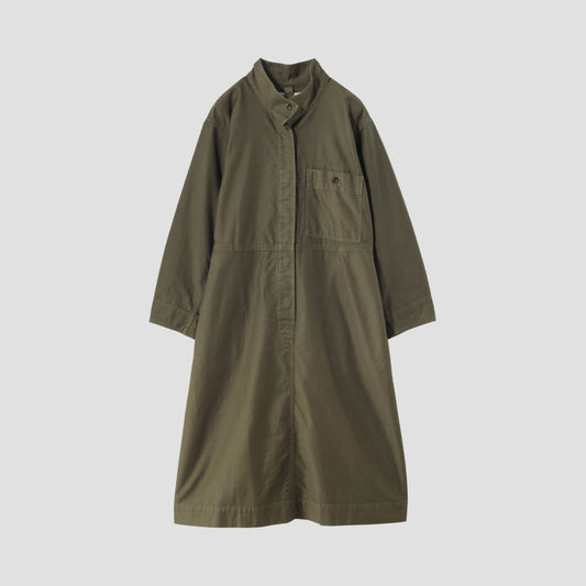 LIGHT COTTON MOLESKIN DRESS