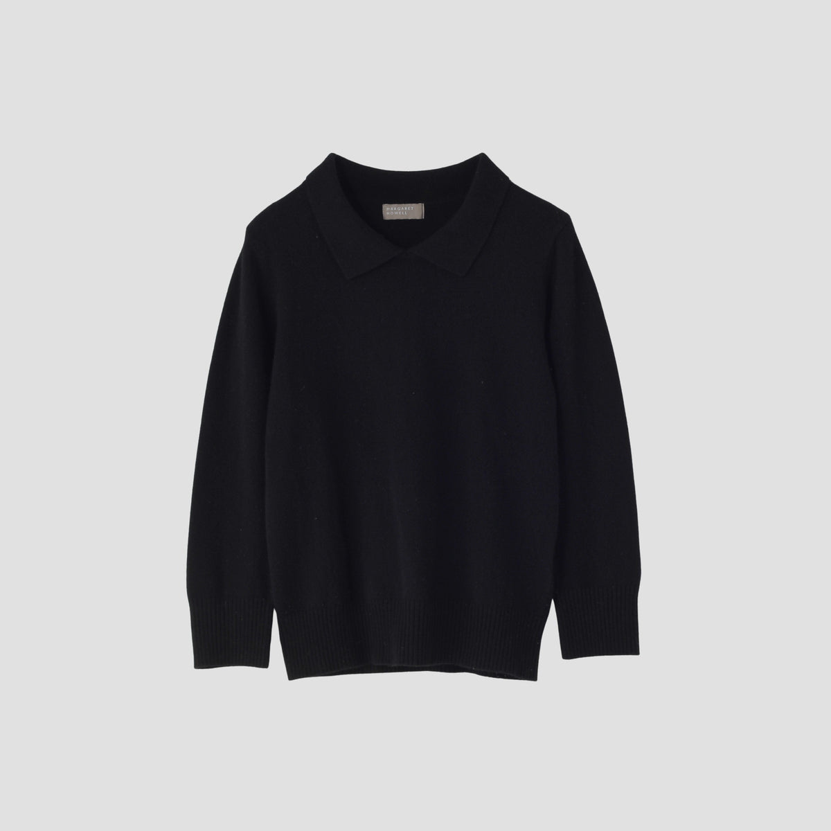 CASHMERE WOOL POLO JUMPER KNIT