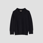 CASHMERE WOOL POLO JUMPER KNIT