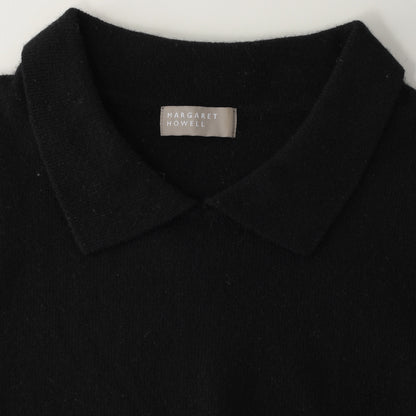 CASHMERE WOOL POLO JUMPER KNIT